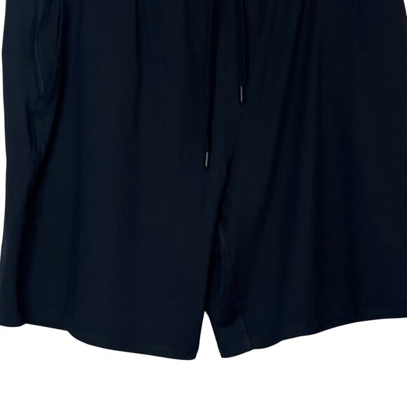 Eddie Bauer Mens Lounge Shorts Black Zipper Pocket Size XXL - Picture 4 of 9